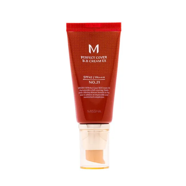 Missha M Perfect Cover BB Cream - Teinte Light Beige No 21 - 20 Ml - Neuf Sous Emballage